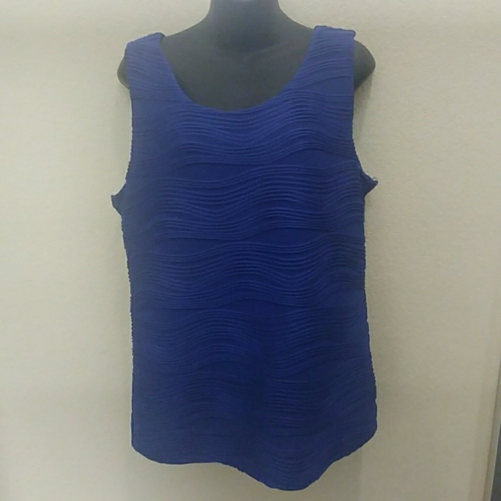 New Directions Ribbed Tank Top - Picture 2 of 8